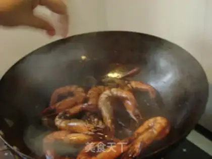 Make Abalone sucking shrimp step 11