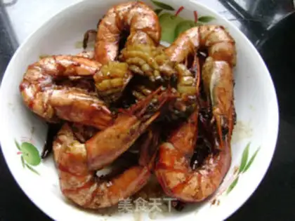 Make Abalone sucking shrimp step 13