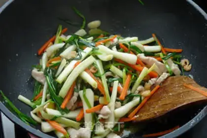 Make Shrimp rice sauce step 7