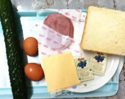 Make Ham cheeseburger step 0