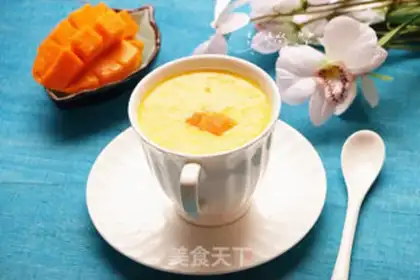Make Mango honey milk step 12