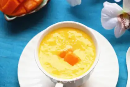 Make Mango honey milk step 13