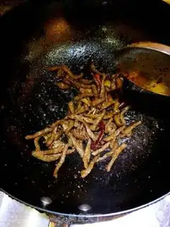 Make Spicy spinal silk step 6
