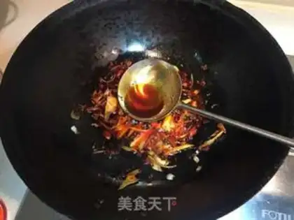 Make Spicy, spicy yellow step 5