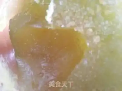 Make Jell-O green apples step 1