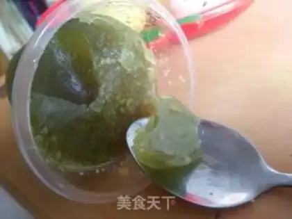 Make Jell-O green apples step 2