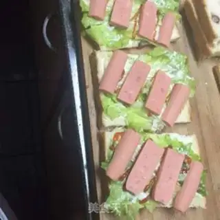 Make Home simple sandwich step 2