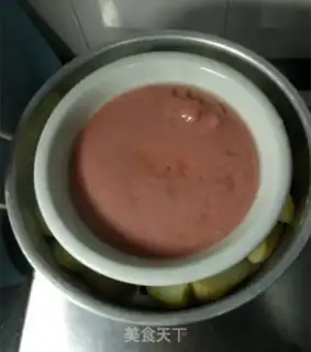 Make Red velvet rice step 5