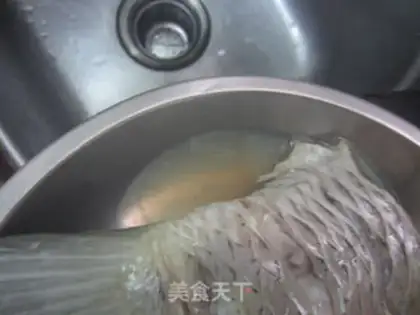 Make Clear the poaching tail step 5