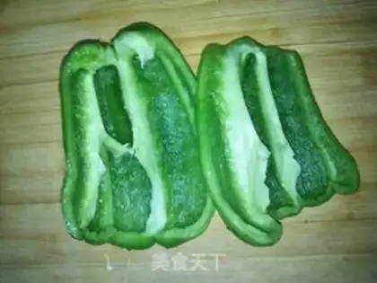 Make Scrambled peppers step 1