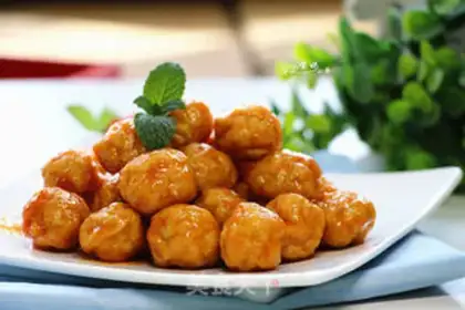 Make Orange chicken balls step 17
