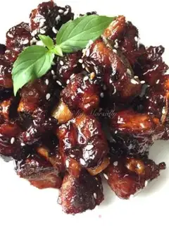 Make A simple version of sugar and vinegar ribs step 9