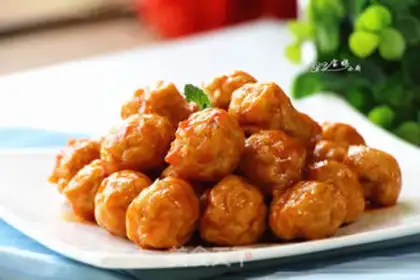 Make Orange chicken balls step 18