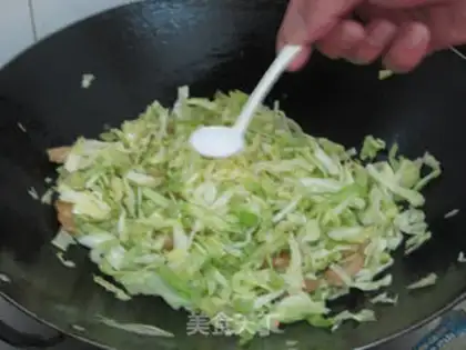 Make A fan of cabbage step 6