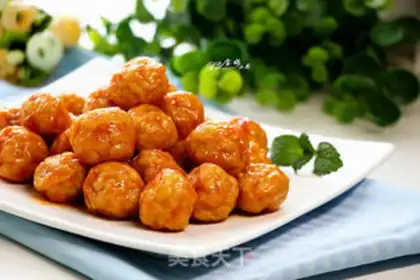 Make Orange chicken balls step 19