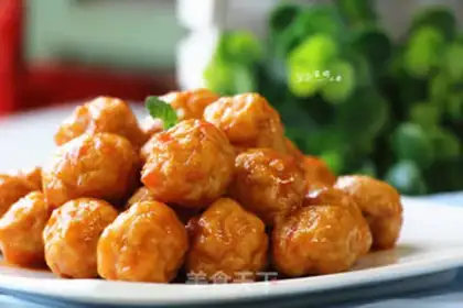 Make Orange chicken balls step 20