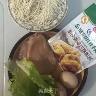Make Noodle burger step 0