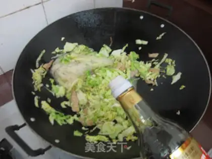 Make A fan of cabbage step 9