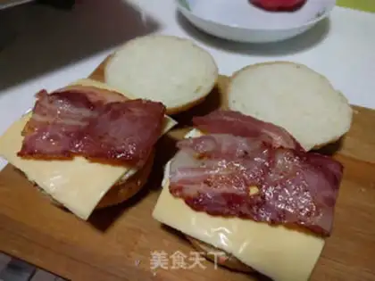 Make Bacon cheeseburger step 19