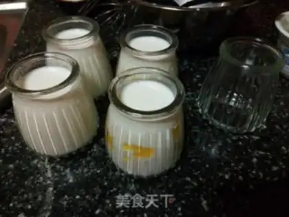 Make Peach yogurt step 4