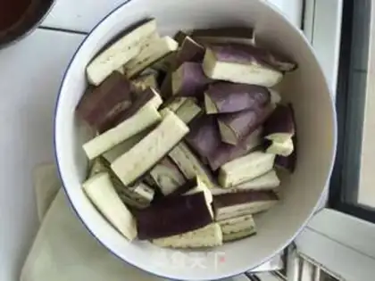 Make Meat sauce and eggplant step 1