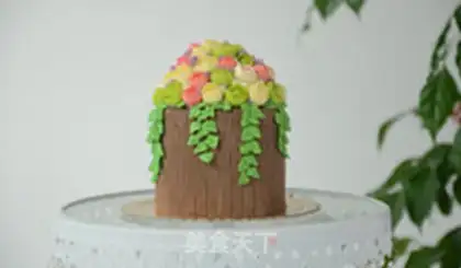 Make Flower cake step 11
