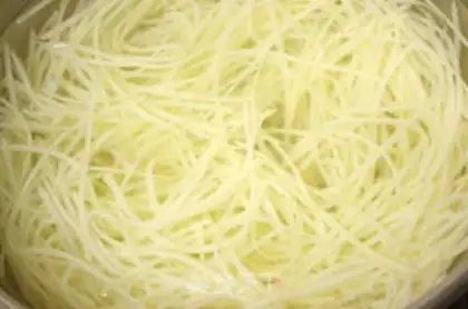 Make Frozen potatoes step 2