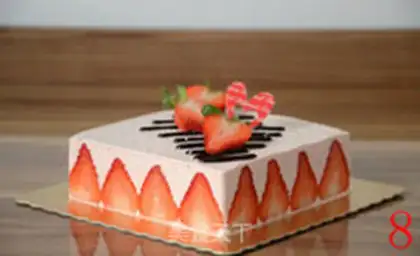 Make Strawberry Moose step 7
