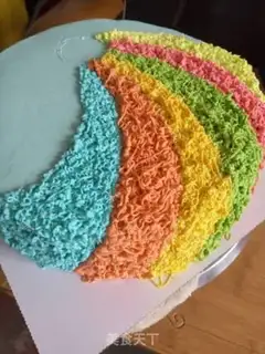 Make Rainbow cake step 10