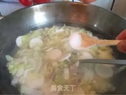 Make The cabbage gravy step 7