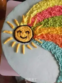 Make Rainbow cake step 11