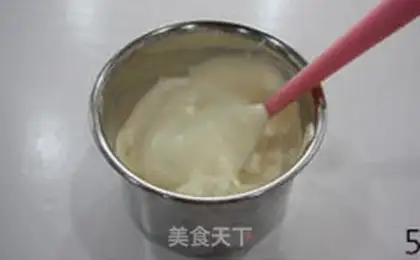 Make Korean flower cake step 4