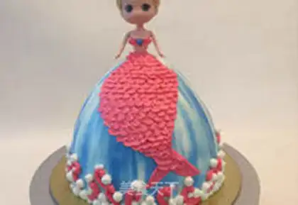 Make Mermaid Barbie step 7