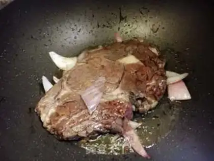 Make French wine steak step 3