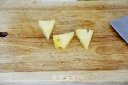 Make Fresh strawberry pineapple milkshake step 6
