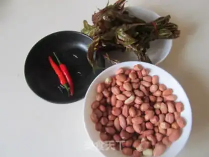 Make Plumbing peanut rice step 0