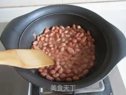 Make Plumbing peanut rice step 2