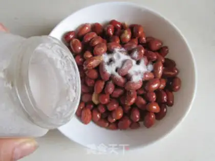 Make Plumbing peanut rice step 3