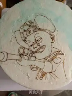 Make Skinny birthday cake step 11