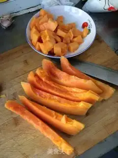 Make A papaya potato stew step 0