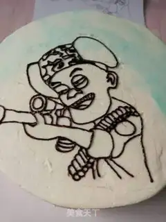 Make Skinny birthday cake step 12