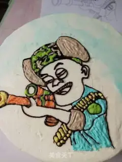 Make Skinny birthday cake step 13