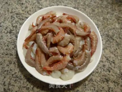 Make Shrimp veggie eggs step 3