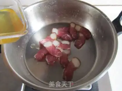 Make Sword bean fried meat step 2