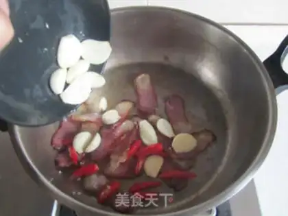 Make Sword bean fried meat step 4