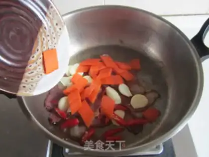 Make Sword bean fried meat step 5