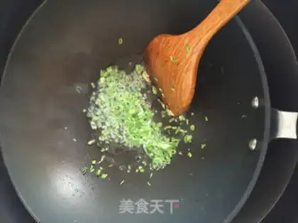 Make Onion egg fried rice step 6