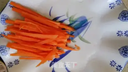 Make Carrot and garlic step 1