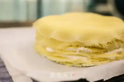 Make The durian cake step 4