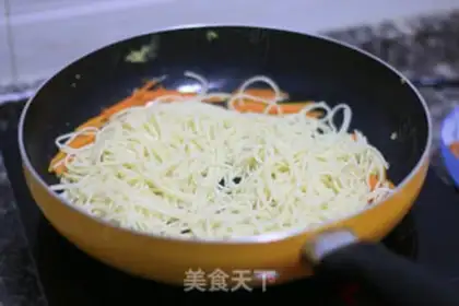 Make Three pieces of noodles step 7